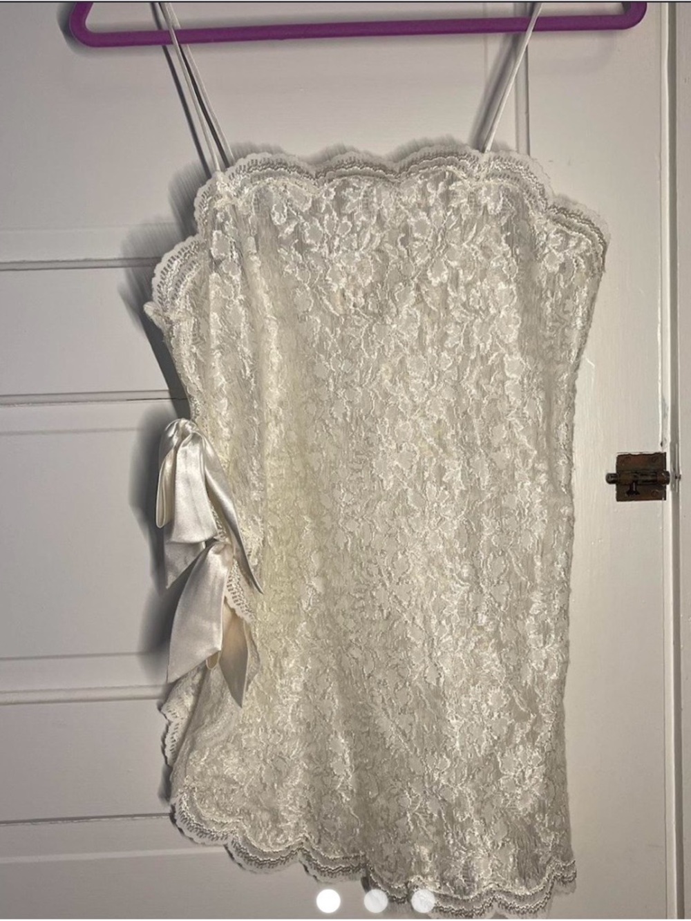 Vintage Victoria’s Secret Slip Dress with Side Satin Bow